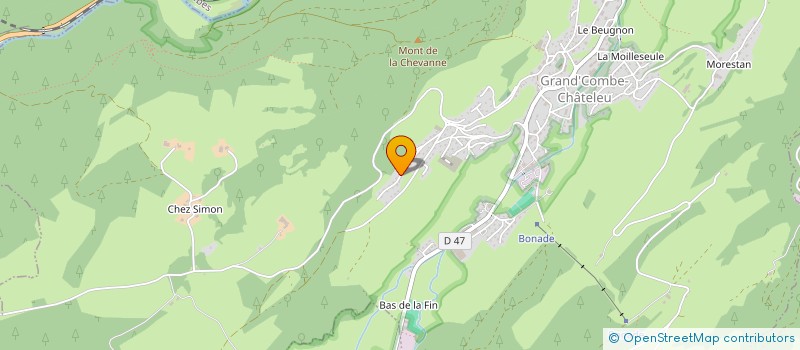 localisation de l'entreprise MALZO  GRAND'COMBE-CHATELEU