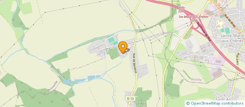 localisation de l'entreprise MAM 1,2,3 SOLEIL  BATILLY