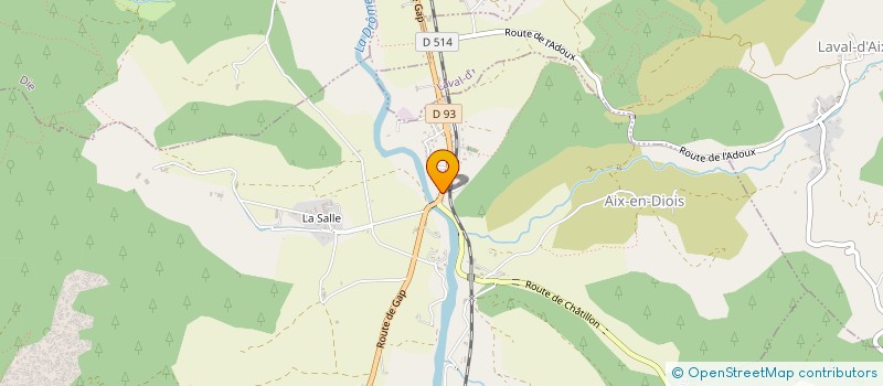 localisation de l'entreprise MAM 123 SOLAURE  SOLAURE EN DIOIS