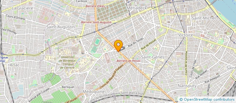 localisation de l'entreprise MAM 33  BORDEAUX