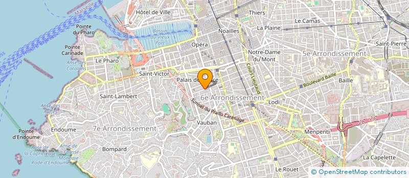 localisation de l'entreprise MAM à MARSEILLE