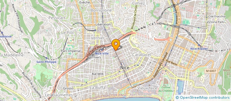 localisation de l'entreprise MAM à NICE