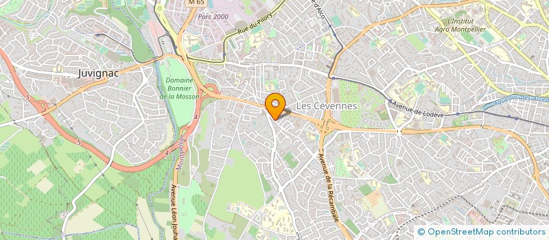 localisation de l'entreprise MAM à MONTPELLIER