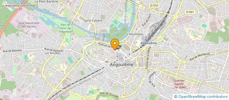 localisation de l'entreprise MAM à ANGOULEME