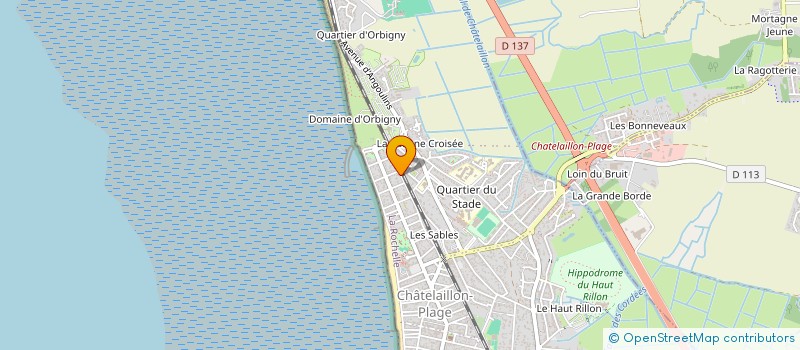 localisation de l'entreprise MAM à CHATELAILLON-PLAGE