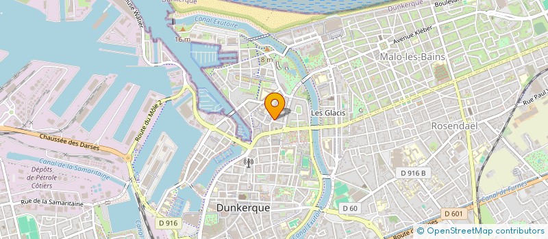 localisation de l'entreprise MAM à DUNKERQUE