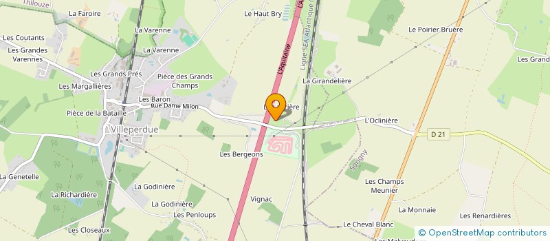 localisation de l'entreprise MAM  VILLEPERDUE