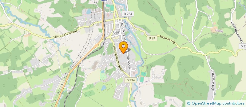 localisation de l'entreprise MAM  GAN