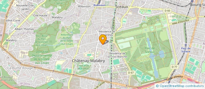 localisation de l'entreprise MAM  CHATENAY-MALABRY