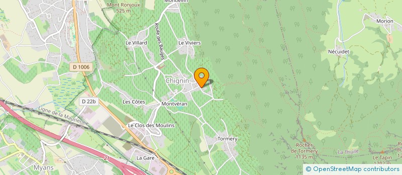 localisation de l'entreprise MAM  CHIGNIN