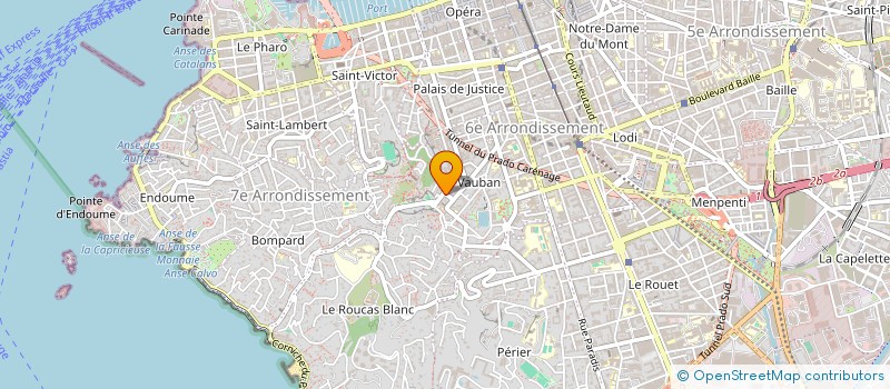 localisation de l'entreprise MAM à MARSEILLE