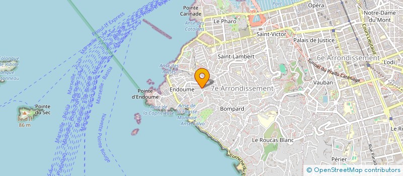 localisation de l'entreprise MAM à MARSEILLE