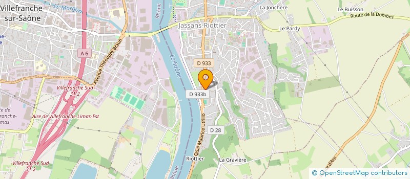 localisation de l'entreprise MAM à JASSANS-RIOTTIER