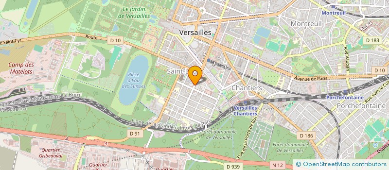 localisation de l'entreprise MAM à VERSAILLES