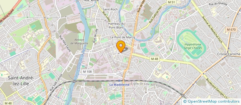 localisation de l'entreprise MAM à MARCQ-EN-BARŒUL