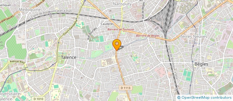 localisation de l'entreprise MAM A CHOUX à BEGLES