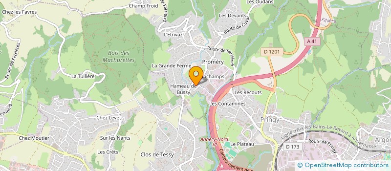 localisation de l'entreprise MAM A L'INFI'NID à FILLIERE