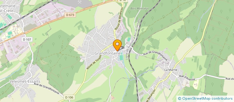 localisation de l'entreprise MAM A LA COURTE ECHELLE  CHEMAUDIN ET VAUX