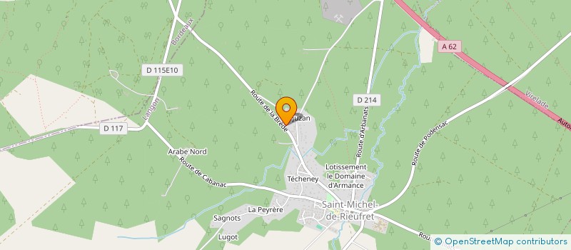 localisation de l'entreprise MAM'A MIA  GUILLOS