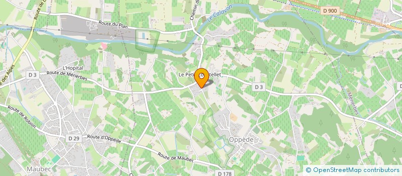 localisation de l'entreprise MAM A PAS DE LOUP  OPPEDE