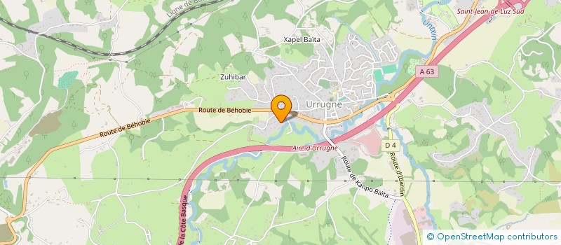 localisation de l'entreprise MAM A PETITS PAS  URRUGNE