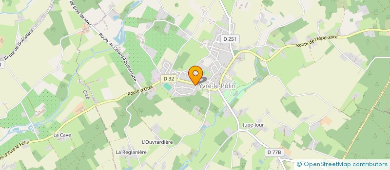 localisation de l'entreprise MAM A TOUT BOUT'CHOU  CERANS-FOULLETOURTE