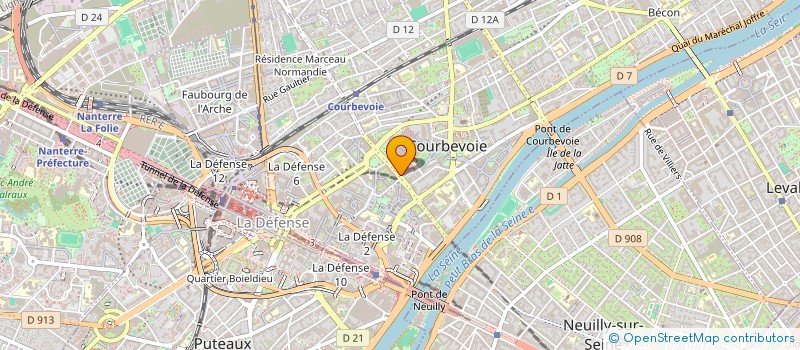 localisation de l'entreprise MAM ACADEMY BY LAZEO à COURBEVOIE