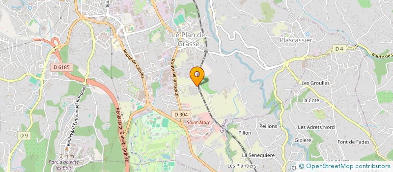 localisation de l'entreprise MAM<<ACIDULEE>>  GRASSE