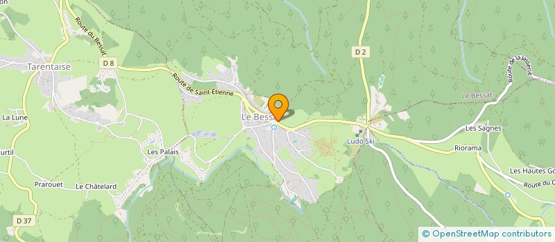 localisation de l'entreprise MAM'AMI'A DU BESSAT  LE BESSAT