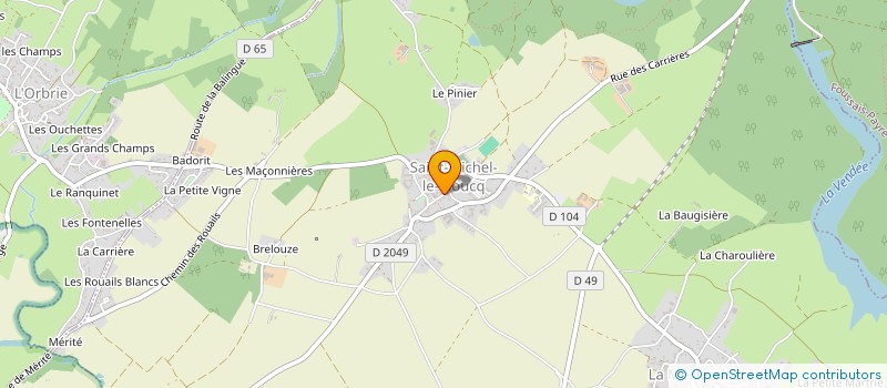 localisation de l'entreprise MAM AMSTRAMGRAM à SAINT-MICHEL-LE-CLOUCQ