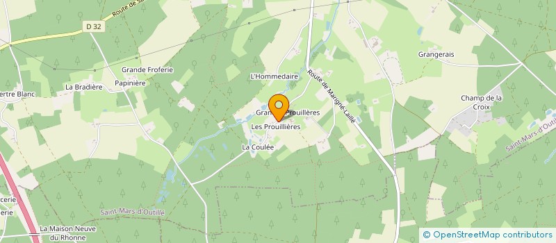 localisation de l'entreprise MAM'AN OURS FAMILLES RURALES, ASSOCIATION DE SAINT MARS D'OUTILLE à SAINT MARS D'OUTILLE