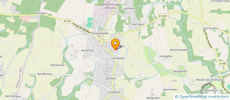 localisation de l'entreprise MAM AR LUTUN à CLOHARS-CARNOET