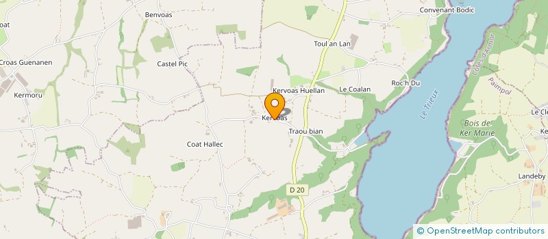 localisation de l'entreprise MAM ARC EN CIEL  LEZARDRIEUX