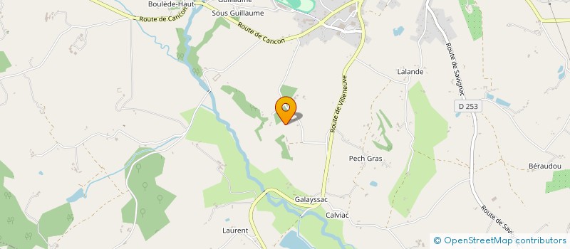 localisation de l'entreprise MAM ARC EN CIEL DE LA BASTIDE  MONFLANQUIN