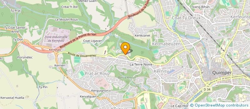 localisation de l'entreprise MAM'ARMAILLE à QUIMPER