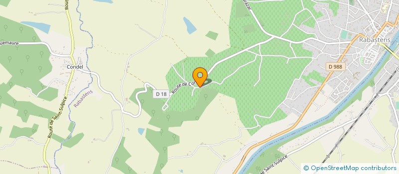 localisation de l'entreprise MAM AU FIL DE L'EAU  RABASTENS