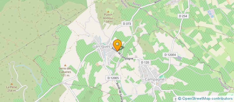 localisation de l'entreprise MAM AU FIL DES SENS à GARRIGUES