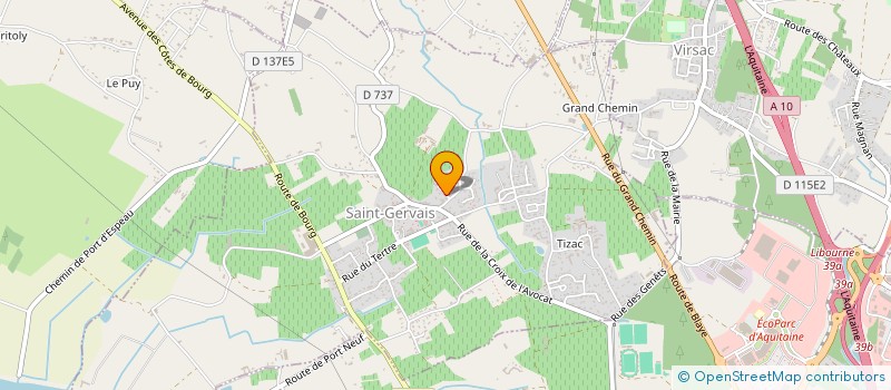 localisation de l'entreprise MAM AU JARDIN D EVEIL  SAINT-GERVAIS