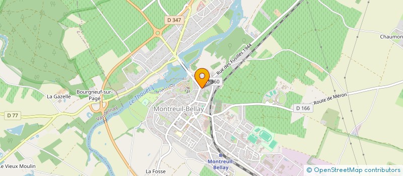 localisation de l'entreprise MAM AU MONDE TOUT DOUX  MONTREUIL-BELLAY