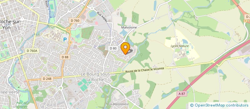 localisation de l'entreprise MAM AU PAYS DES PITCHOUN'S à LA ROCHE-SUR-YON