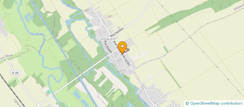 localisation de l'entreprise MAM AUX COULEURS DE L'ENFANCE  VILLACERF