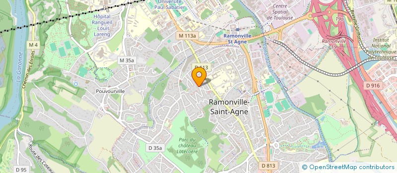 localisation de l'entreprise MAM : AUX PETITS BONHEURS à RAMONVILLE-SAINT-AGNE