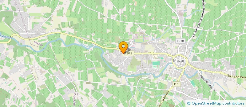localisation de l'entreprise MAM AUX TRESORS à MAZAN
