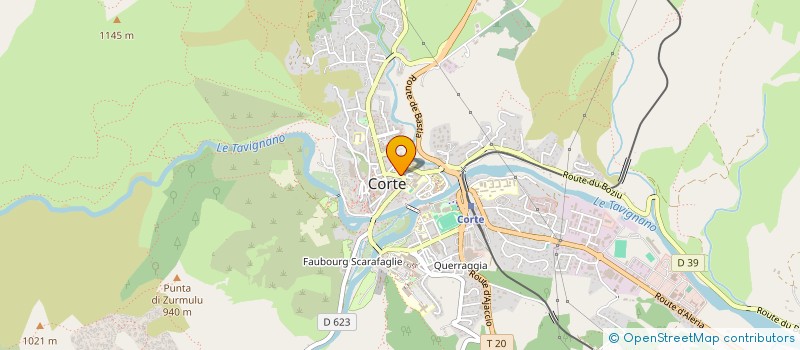 localisation de l'entreprise MAM'AVVENE à CORTE