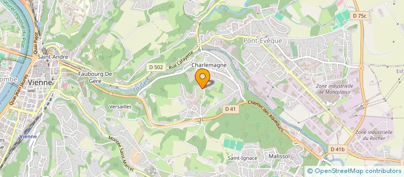 localisation de l'entreprise MAM BILLE DE CLOWN  VIENNE