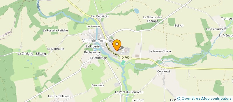 localisation de l'entreprise MAM BOIS NATURE  VILLELOIN-COULANGE