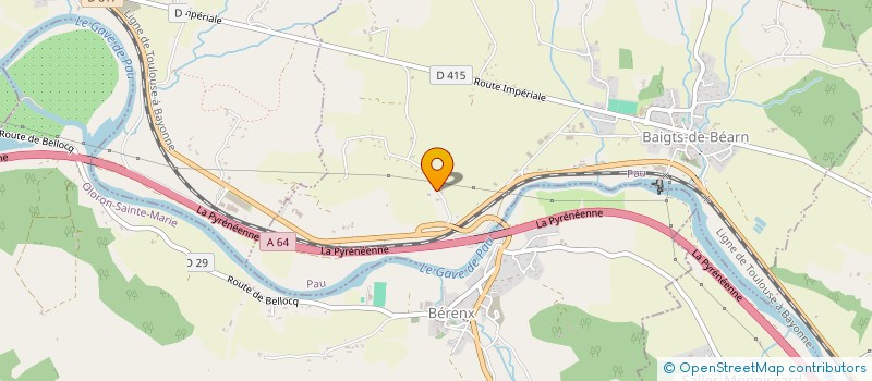 localisation de l'entreprise MAM BULLE D'EVEIL à BAIGTS-DE-BEARN
