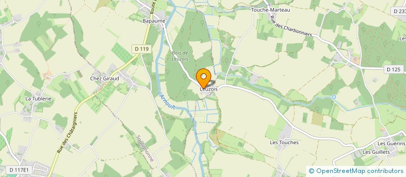 localisation de l'entreprise MAM BULLE DE DOUCEUR 17  SOULIGNONNE