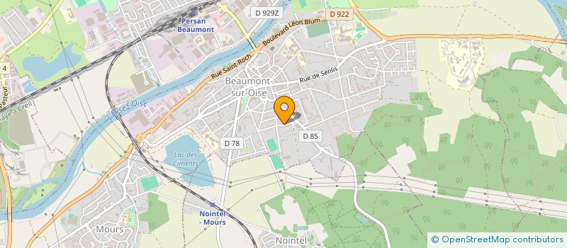 localisation de l'entreprise MAM CHENILLES ET PAPILLONS (MAISONS D ASSISTANTES MATERNELLES) à BEAUMONT-SUR-OISE