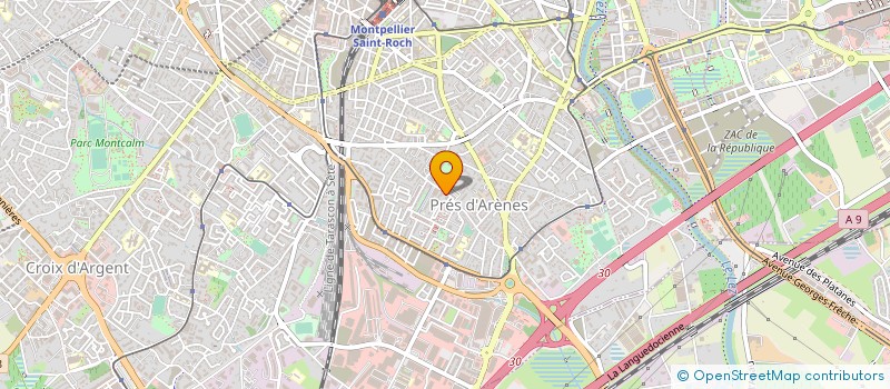 localisation de l'entreprise MAM'CHOU (MAISON D'ASSISTANTE MATERNELLE) à MONTPELLIER